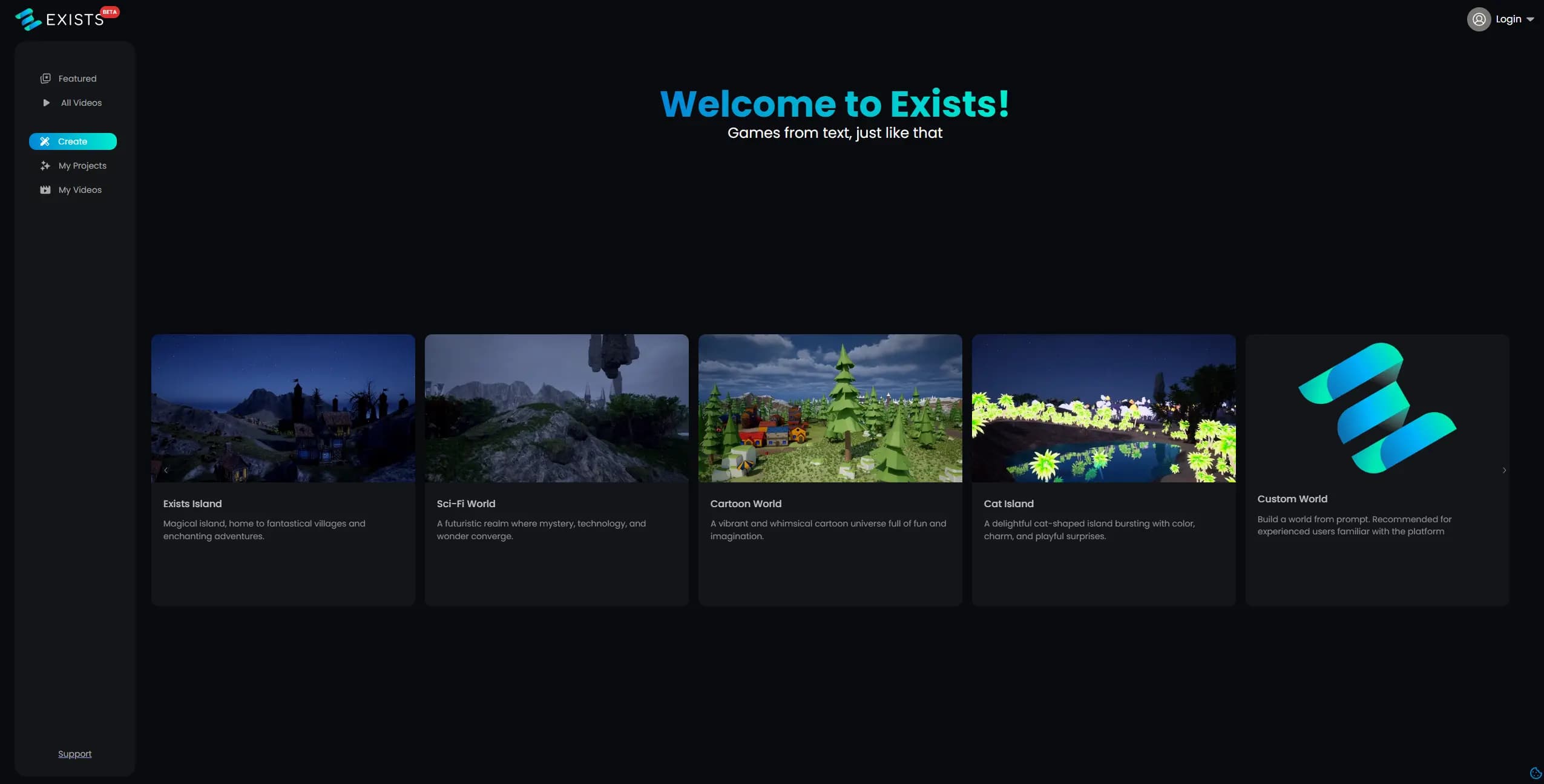 App.Exists.ai Platform preview